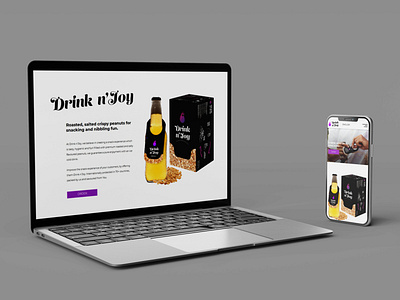 Drink N' Joy Web Design | WebsManiac Inc.