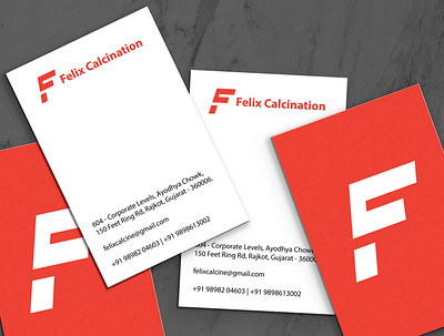 Felix Calcination Business Card Design | WebsManiac Inc. best business card designs brand logo branding business card business card design designing designs logo designing websmaniac