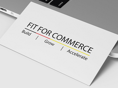Fit For Commerce Business Card Design | WebsManiac Inc.