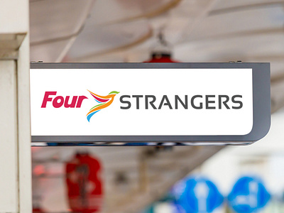 Four Strangers Logo Presentation | WebsManiac Inc.