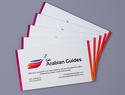 Get Arabian Guides Business Card Design | WebsManiac Inc. branding business card business card design business card designs business cards websmaniac