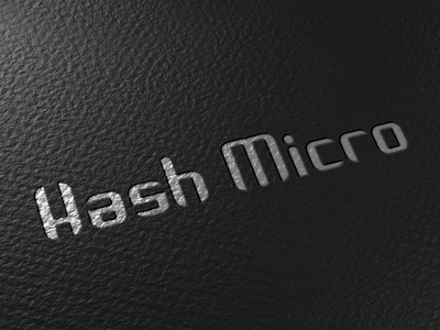 Hash Micro Logo Design | WebsManiac Inc. brand logo design designers designing graphic design logo logo design logo designer logo designing logo designs logos websmaniac