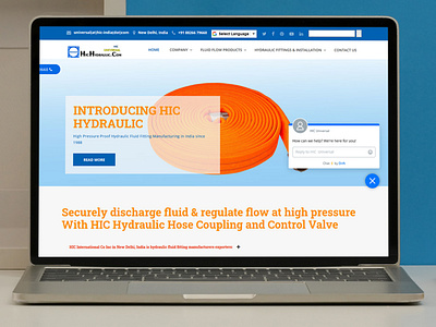 HIC Hydraulic Website Design | WebsManiac Inc.