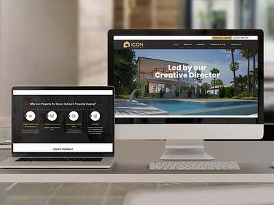 Icon Property Styling Website View | WebsManiac Inc.