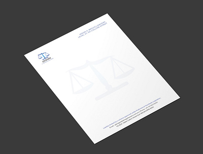 Jason Lawyer Letter Head | WebsManiac Inc. branding design designing letter head letter head design websmaniac