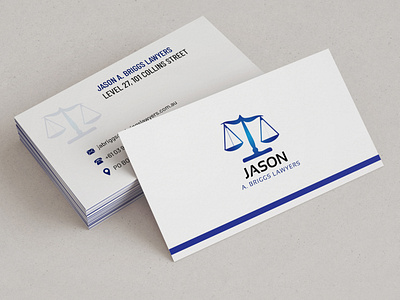 Jason Lawyer Business Card Design | WebsManiac Inc.