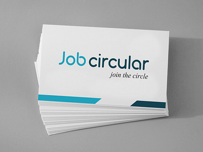 Job Circular Business Card Design | WebsManiac Inc.