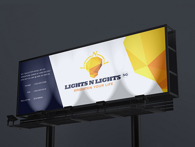 Lights N Lights Banner Design | WebsManiac Inc. banner design banner designs banners branding dribble ideas hording design hordings websmaniac