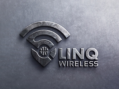 Linq Wireless Brand Logo Design | WebsManiac Inc. brand logo brand logo designing logo logo design logo designer logo designing logos websmaniac