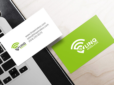 Linq Wireless Business Card Design | WebsManiac Inc. branding business card design business card designing business card designs card design design website design websmaniac