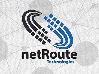 Net Route Brand Logo Design | WebsManiac Inc.