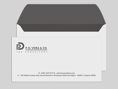 P D Vora & Co Envelope Design | WebsManiac Inc. envelope envelope design envelopes websmaniac