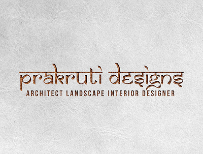 Prakruti Designs Brand Logo Design | WebsManiac Inc. logo logo design logo designer logo designing logo designs logos websmaniac