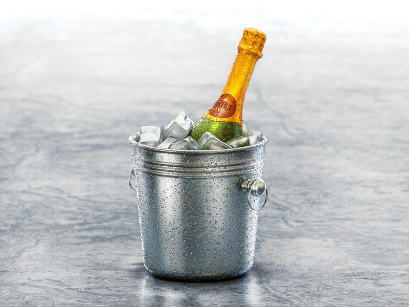 Moet Bitch csheemoney icon illustration sparkly champagne moet