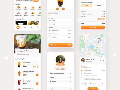 Food Delivery App Design