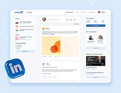 LinkedIn Re-design cv interface job application job search web job seeker job site linkedin network social social network ui ui ux ui design web design website design