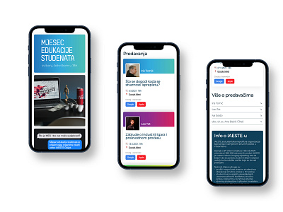 IAESTE: MES Osijek 2021 design iaeste minimal ui ui ux web website
