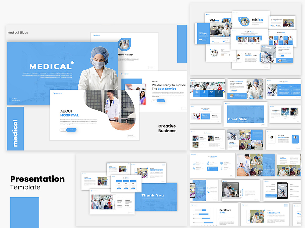 Medical Presentation Template by Ramadhan Aziz on Dribbble