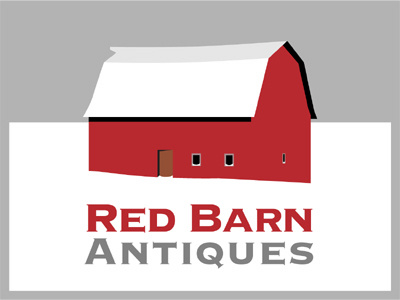 Redbarn Winter Exp antiques barn red winter