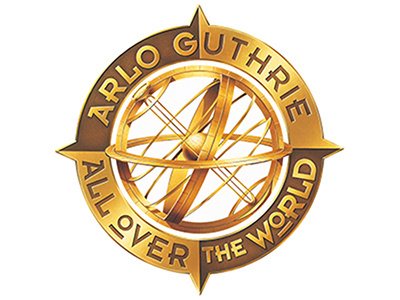 Logo for Arlo's "All Over the World" CD