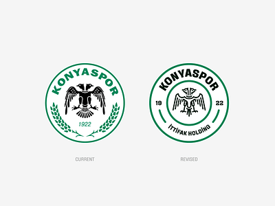 Konyaspor Logo Redesign amblem club design emblem football konya konyaspor konyaspor logo logo redesign revision revizyon turkish