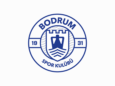 Bodrum Sport Club Logo Redesign bodrum bodrumspor brand club design kulübü logo new revision revizyon spor sport yasin demirkale yeni
