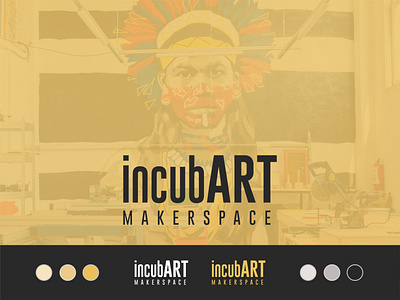 incubART Makerspace | Branding branding branding design design graphic design identity logo romania timisoara