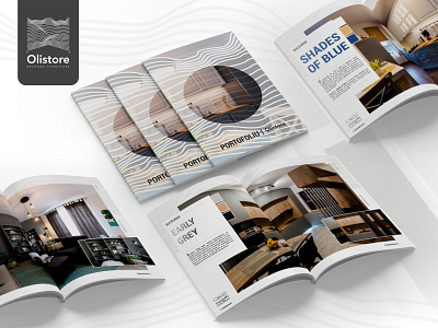 Olistore | Print catalogue cover design furniture graphic design layout layoutdesign portofolio print design romania timisoara