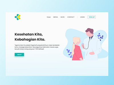 Try To ReMake KemenKes Web design