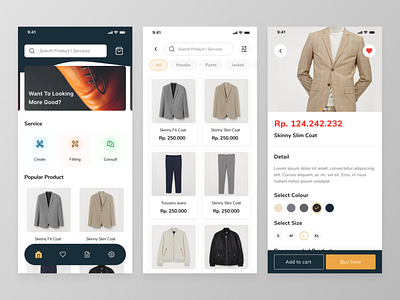 🥼Tailor App app branding design fashion illustration logo tailor typography ui ux vector web