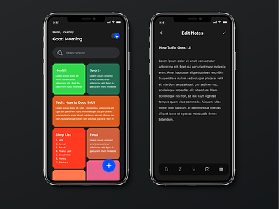 📝 Mobile Notes / Memo Apps