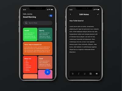 📝 Mobile Notes / Memo Apps app branding dark dark mode design graphic design illustration logo memo mobile mobile design note notes typography ui ux vector