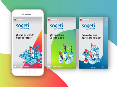 Sogeti prueba art direction branding design graphicdesign illustration redesign social socialmedia ui