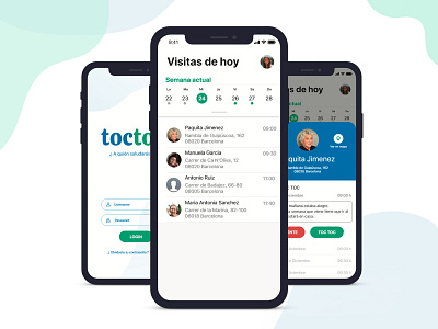 Toctoc app - UXER ui user ux