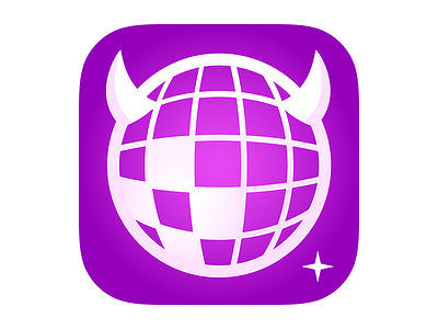 Party Monster iOS 7 Icon Revision icon ios7 purple steamclock vector