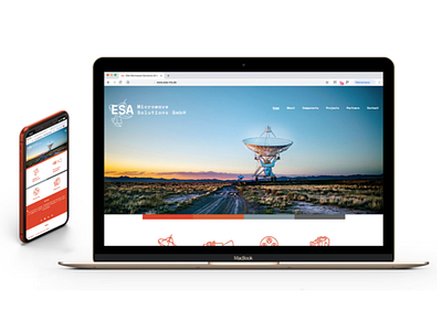 ESA website / design /web development branding design ui ux web website