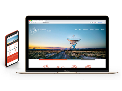 ESA website / design /web development