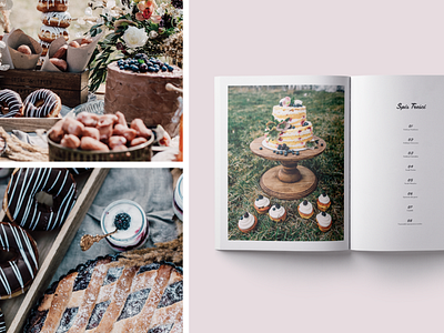Bakery Catalogue branding catalog design design layout print