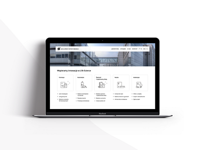 Web site for Jagiellonian Center of Innovation webdesign webdevelopment website