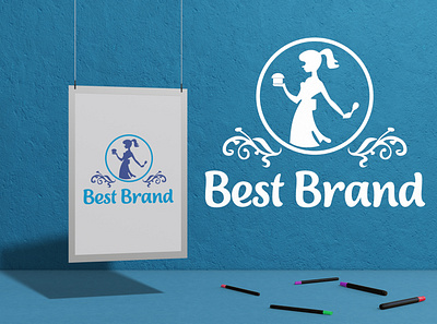 Best Brand Logo Mockup branding design icon illustration illustrator lettering logo typography vector website