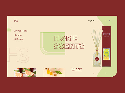 HOME SKENTS design logo minimal typography web website