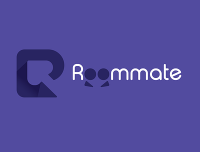 Roommate Logo app logo branding company branding design graphic design icon illustration logo logo illustration logodesign roommate typography ui ux vector