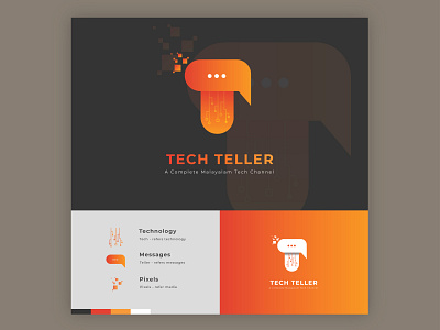 Tech Teller Logo 3d animation branding company branding design graphic design icon illustration logo logo ideas logo making motion graphics tech logo technology technology logo typography ui ux vector you tube