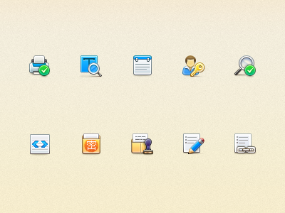 32px Icons with Old Fashion