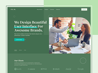 Creative Agency Landing Page