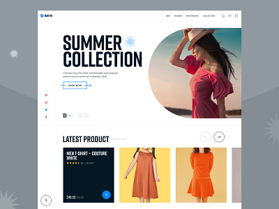 Martin — Clothing eCommerce Website ecommerce figma header interface landingpage martin minimal online shop product product branding shop shoping shopping cart store summer ui uiux