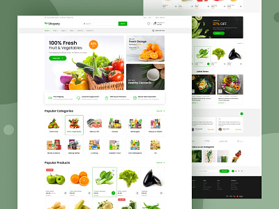 Shopery Grocery eCommerce Website