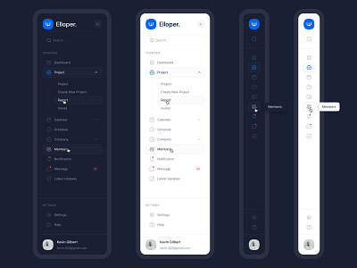 Dashboard Sidebar Navigation dark theme dashboard dashboard side nav bar design figma iconly interface light theme menu minimal modern navigation project management side nav bar sidebar menu ui ui design website