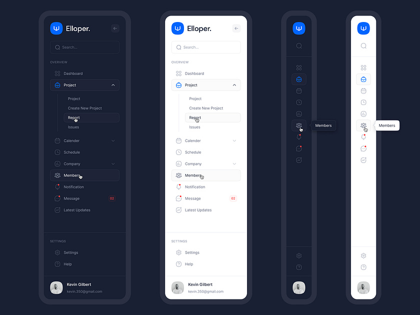 Dashboard Side Nav Bar designs, themes, templates and downloadable ...