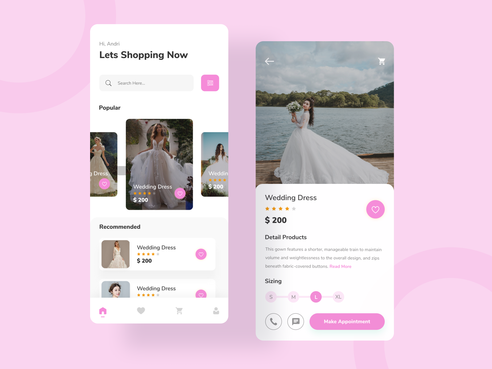 Wedding App by Andri. on Dribbble